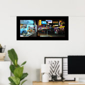 Poster Le petit dragon à cheval rouge (Bureau à domicile)