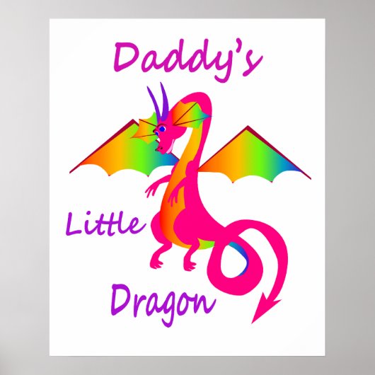 Poster Le petit dragon de papa (Devant)