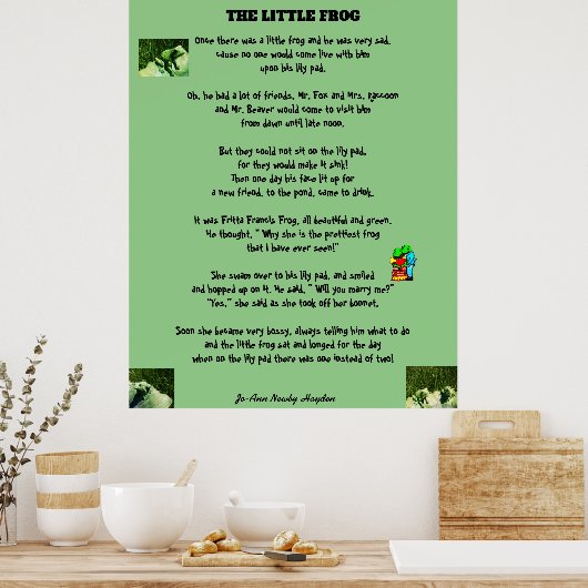 POSTER LE PETIT FROG (Cuisine)