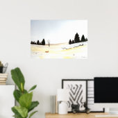 Poster Le Petit Renard (Bureau à domicile)