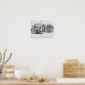 Poster Le peuple émancipé, de 'La Caricature' (Cuisine)