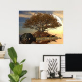 Poster Le Peuple Haiku (Bureau à domicile)