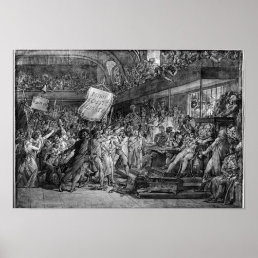 Poster Le peuple parisien envahit les Tuileries (Devant)