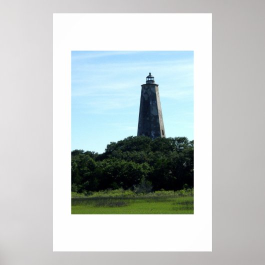 Poster Le phare de Bald Head Island (Devant)