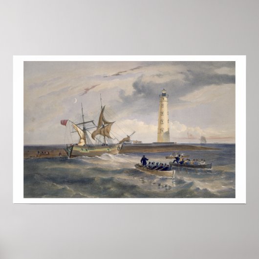 Poster Le phare de Cape Chersonese, assiette de (Devant)