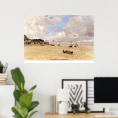 Poster Le phare de Claude Monet (Bureau à domicile)