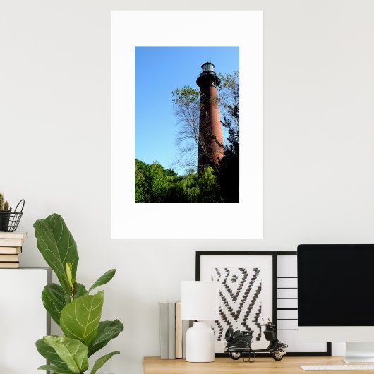 Poster Le phare de Currituck (Bureau à domicile)