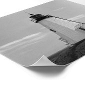 Poster le phare de gurnet saquish duxbury ma. (Coin)