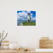 Poster Le phare du lac Hefner, Oklahoma City (Cuisine)