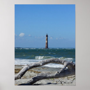 Poster Le Phare Et L'Arbre De Morris Restent