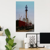 Poster Le phare Portsmouth (Bureau à domicile)