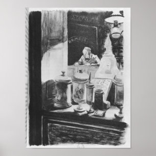 Poster Le pharmacien Homais