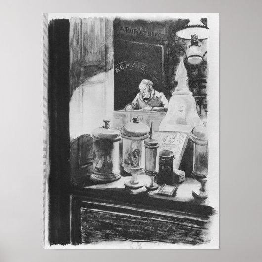 Poster Le pharmacien Homais (Devant)