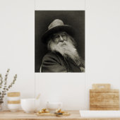 Poster Le philosophe riant poète Walt Whitman (Cuisine)