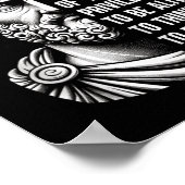 Poster Le philosophe stoïque Marcus Aurelius Motivation d (Coin)