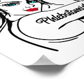 Poster Le Phlebotomiste Rosie Le Riveter Pin Up (Coin)