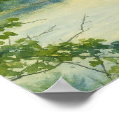 Poster Le Pic À Travers Les Arbres (Coin)