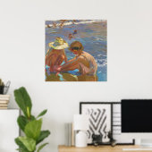 Poster Le Pied Blessé, Joachin Sorolla (Bureau à domicile)