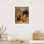 Poster Le piège à rats (huile sur panneau) (Cuisine)