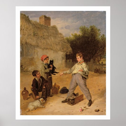 Poster Le piège à rats (huile sur panneau) (Devant)