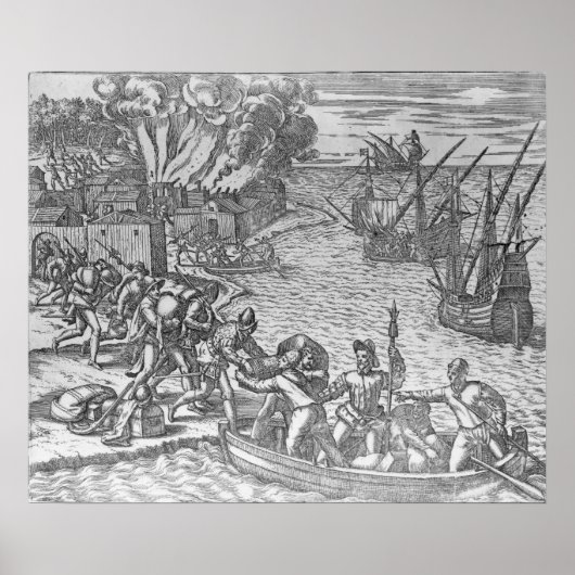Poster Le pillage de la flotte française (Devant)