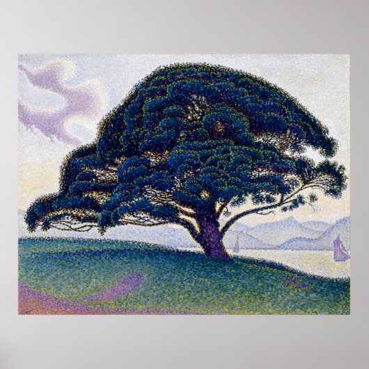 Poster Le pin Bonaventure par Paul Signac (Devant)