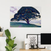 Poster Le pin Bonaventure - Paul Signac (Bureau à domicile)