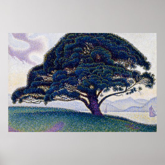 Poster Le pin Bonaventure - Paul Signac (Devant)