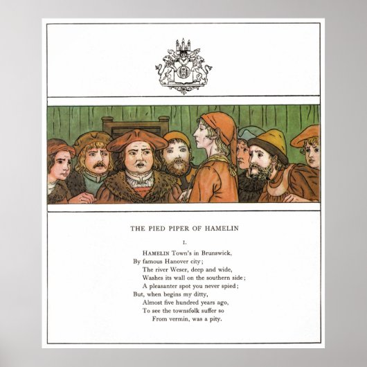 Poster Le Piper Pied (Devant)