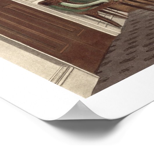 Poster Le placard vert, Buckingham House, de "The Hist (Coin)