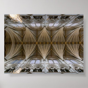 Poster Le plafond de l'abbaye de Westministera