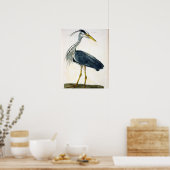 Poster Le plat Heron (Ardea cinerea) de "The British (Cuisine)