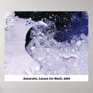 Poster Le plateau de glace Larsen 2000