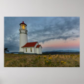 Poster Le plus ancien phare de l'Oregon dans l'État du Ca (Devant)