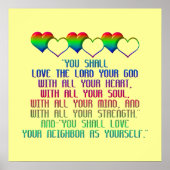 Poster Le plus grand commandement (Devant)