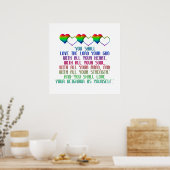 Poster Le plus grand commandement (Cuisine)