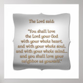 Poster Le plus grand commandement (Devant)