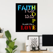 Poster Le plus grand de ces (Bureau à domicile)