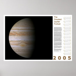Poster Le plus grand portrait de Jupiter : 2005