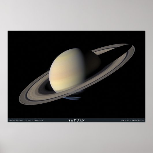 Poster Le plus grand portrait Saturn (Devant)
