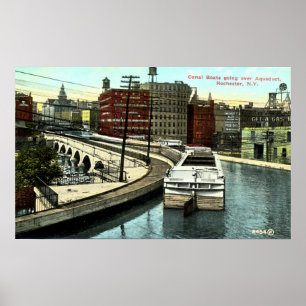 Poster Le plus long aqueduc sur le canal d'Erie