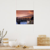 Poster Le plus long pont couvert des États-Unis (Cuisine)