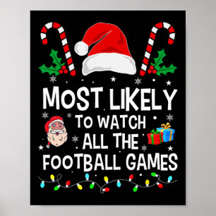 Poster Le Plus Probable À Regarder Tous Les Jeux De Footb
