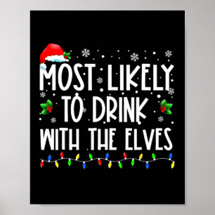 Poster Le Plus Susceptible De Boire Avec La Famille Elf E