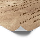 Poster Le poème du chien de création (Coin)