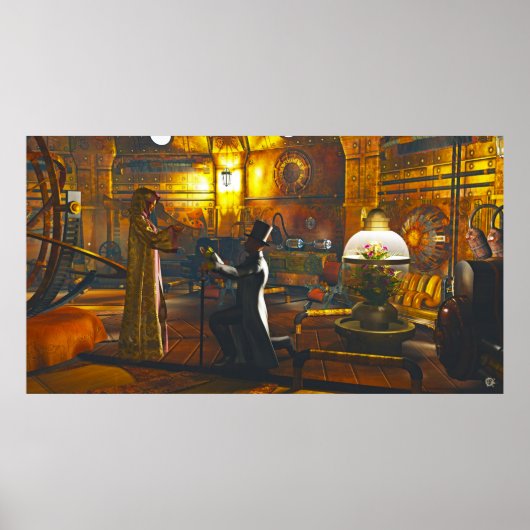 Poster Le poète, par Joseph Maas (Devant)