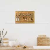 Poster Le poids du coeur contre la plume de (Cuisine)