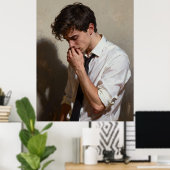 Poster Le poids du silence ou après les heures (Bureau à domicile)
