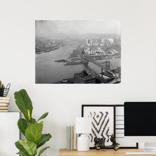 Poster Le point (Bureau à domicile)