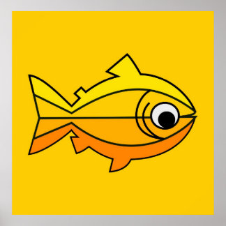 Poster Le poisson comme symbole du christianisme